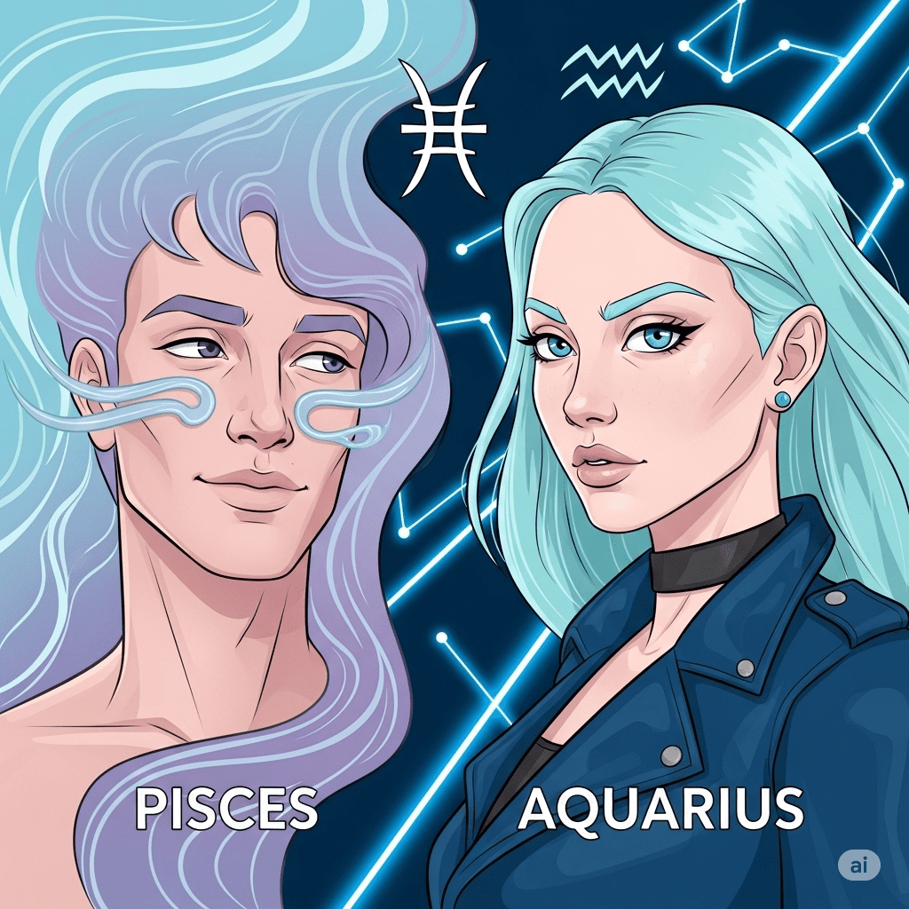 Pisces Man and Aquarius Woman Compatibility