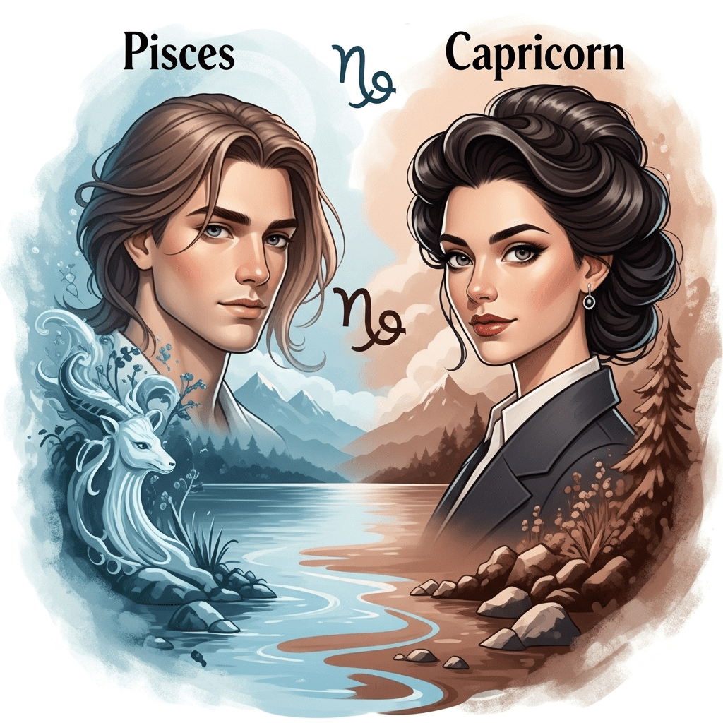 Pisces Man and Capricorn