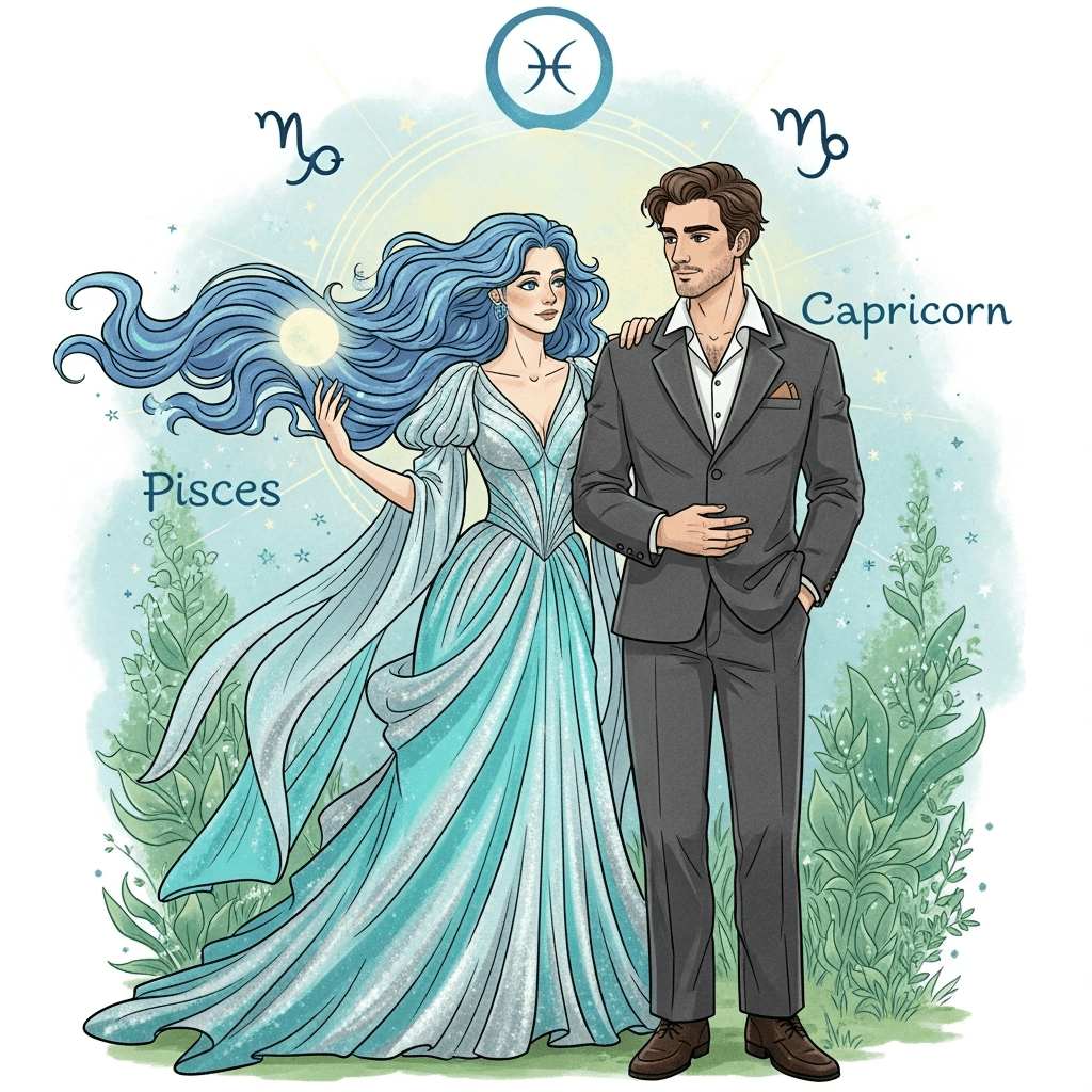 Pisces Woman & Capricorn Man