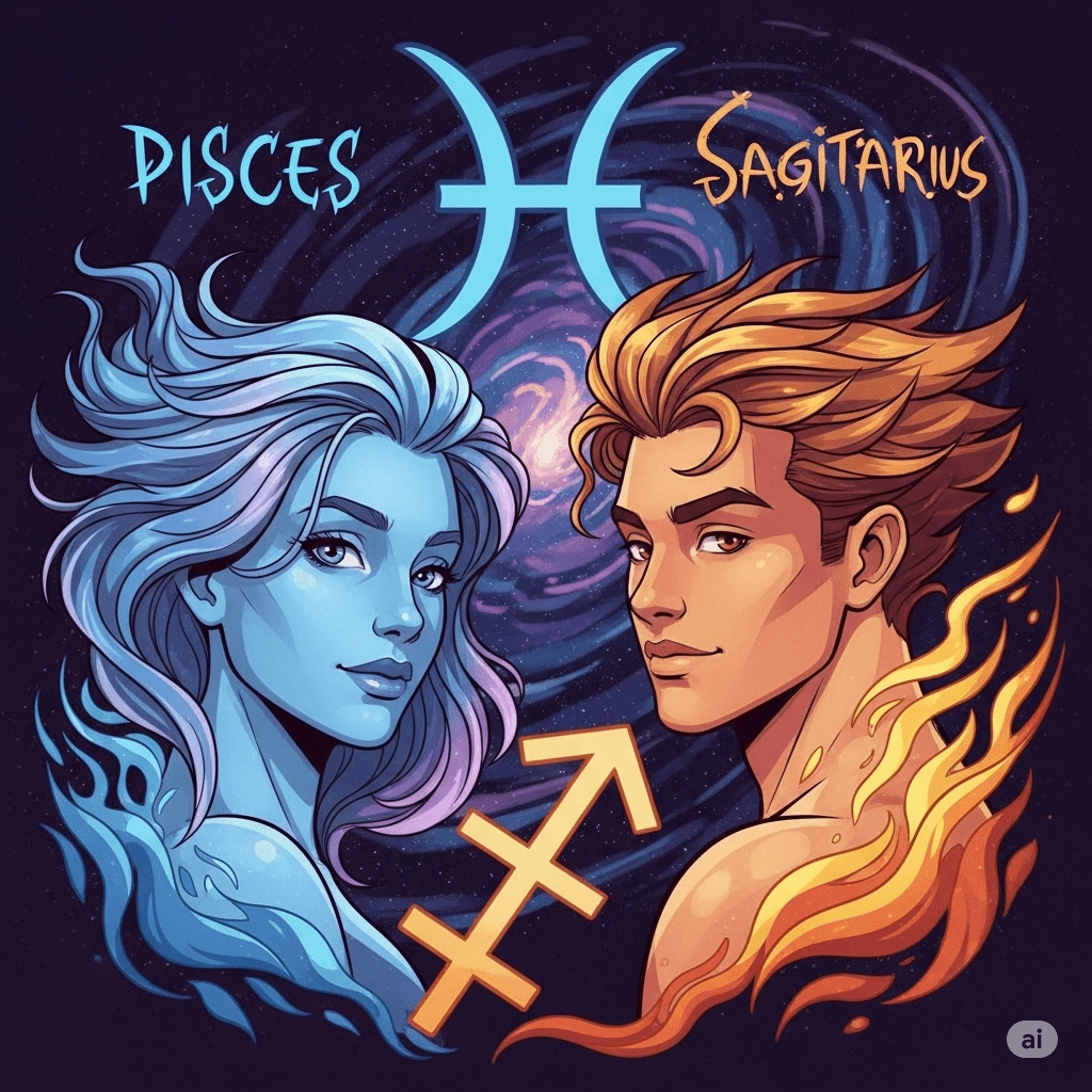 Pisces Woman and Sagittarius Man Compatibility
