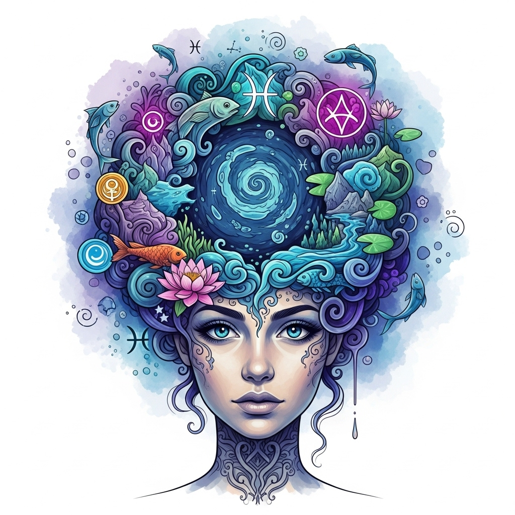 Pisces Woman’s Mind: Decoding Her Mercurial Intellect